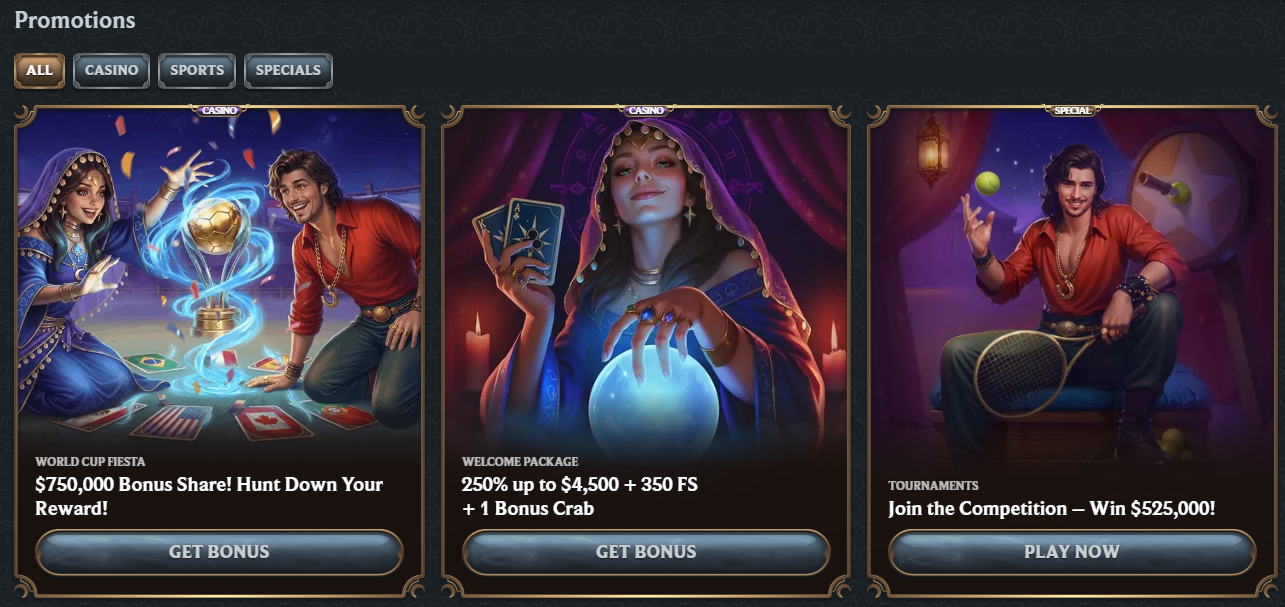 Astromania Bonuses & Promotions in Australia